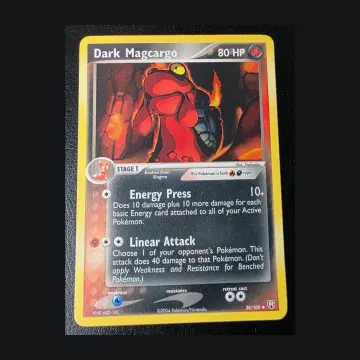 Referentieafbeelding Dark Magcargo 38/109 uit Team Rocket Returns Uncommon Near Mint conditie Pokémon kaart productfoto
