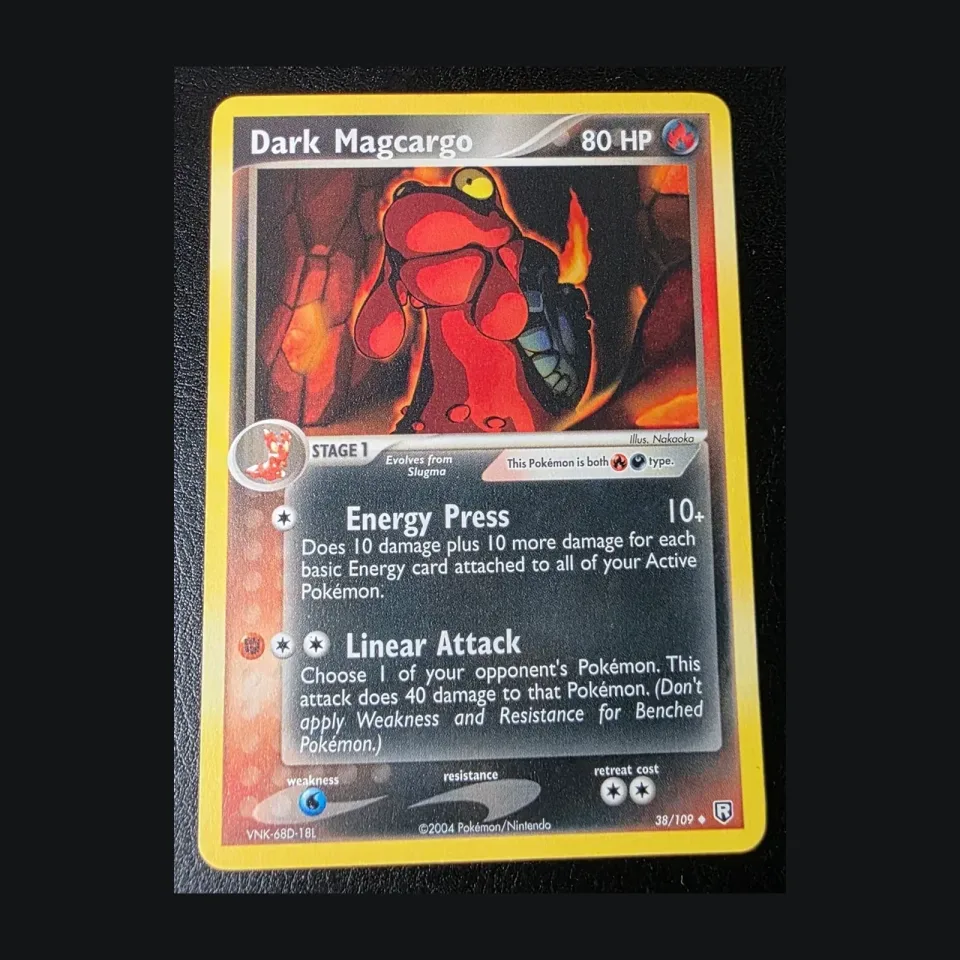 Dark Magcargo #38 uit Team Rocket Returns Uncommon Near Mint conditie productfoto