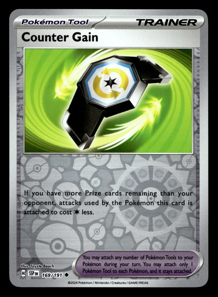 Counter Gain #186 uit Ascended Heroes Common Near Mint conditie productfoto