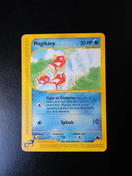 Referentieafbeelding Magikarp 75/144 uit Skyridge Common Excellent conditie Pokémon kaart productfoto