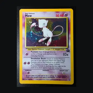 Referentieafbeelding Mew #9 uit Wizards Black Star Promos Good conditie Pokémon kaart productfoto GD 2