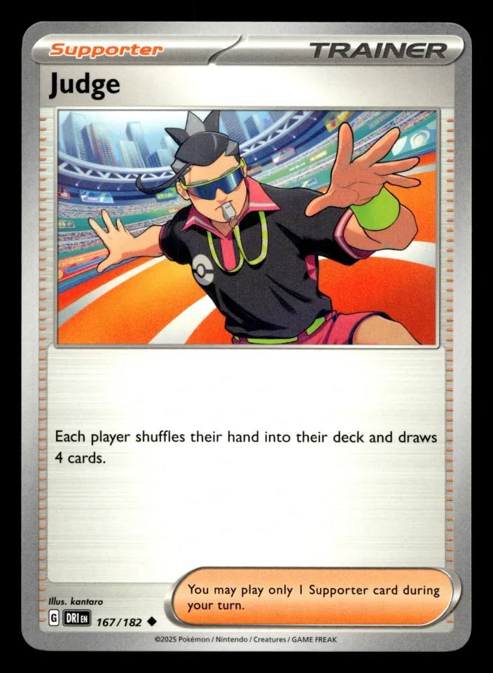 Judge #167 uit Destined Rivals Uncommon Near Mint conditie productfoto