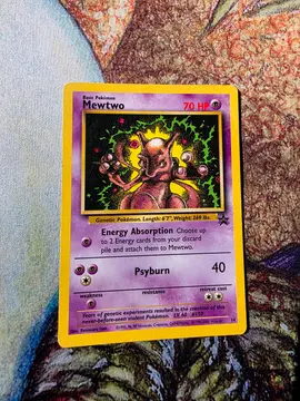 Referentieafbeelding Mewtwo #14 uit Wizards Black Star Promos Good conditie Pokémon kaart productfoto