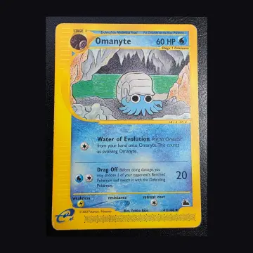 Referentieafbeelding Omanyte 41/144 uit Skyridge Unlimited Good conditie Pokémon kaart productfoto GD 1/2