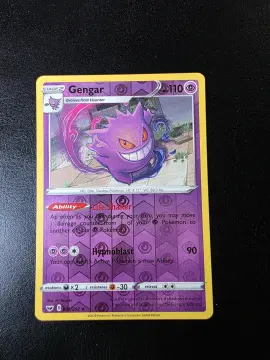 Referentieafbeelding Gengar 85/202 uit Sword & Shield Rare Holo Near Mint conditie Pokémon kaart productfoto